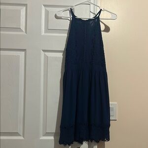 Elegant Navy Blue Dress